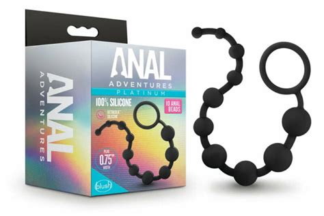 anal bead thong|Blush Anal Adventures Platinum Silicone 10 Anal Beads .